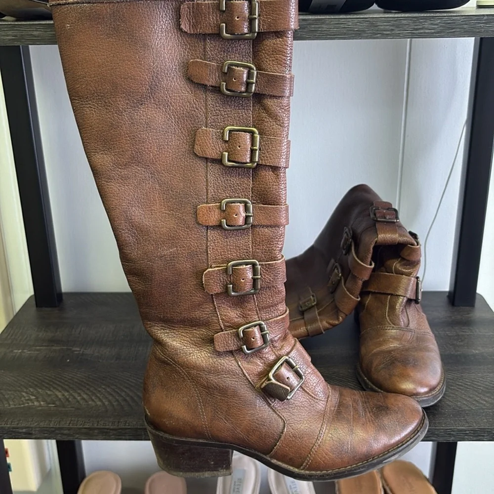 Vintage Matisse Brown Leather Boots - Picture 3 of 3